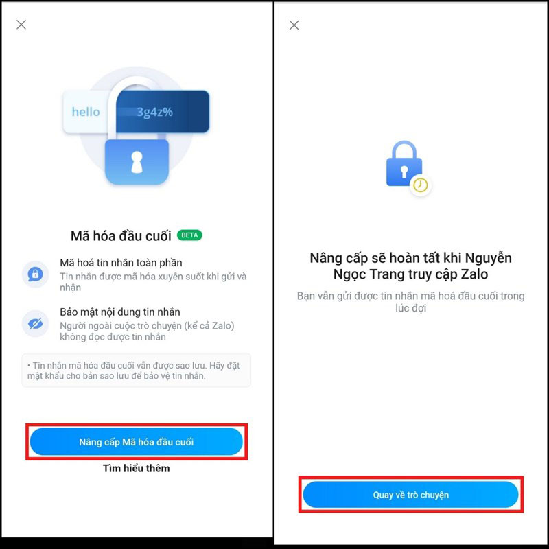 Nâng Cao Bảo Mật Tin Nhắn